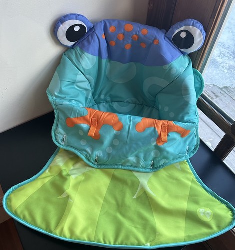 Fisher Price Sit Me Up FROG Floor Seat Fabric Cushion Cover • Replacement Part