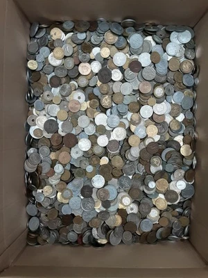 Lot de 100 monnaies anciennes Françaises avec Bronzes - Photo 1/2