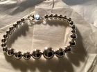 Graduated Beaded Balls Sterling Silver Bracelet New Shiny
