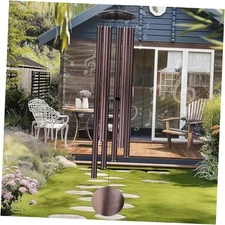 Large Wind Chimes for Outside Deep Tone - Memorial Wind Chimes 66" Bronze