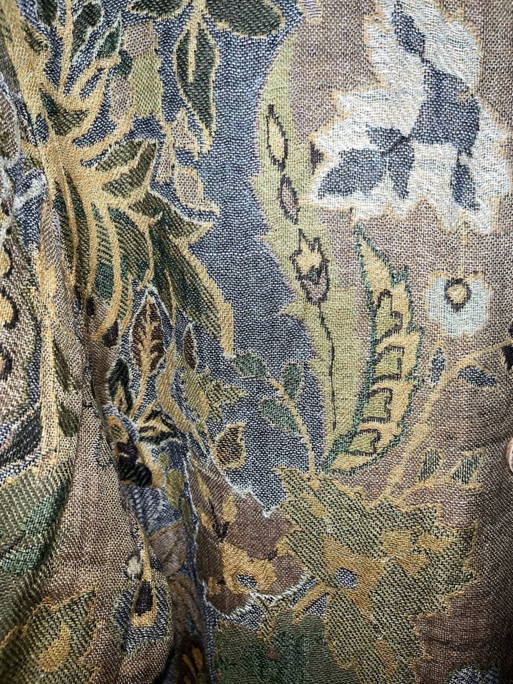 COLDWATER CREEK Yellow Floral Tapestry Button Jacket Women’s 2X - Image 2 of 4