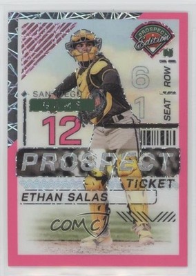 2024 Panini Prospect Edition Pink Velocity Prizm 47/79 Ethan Salas #195 2o7