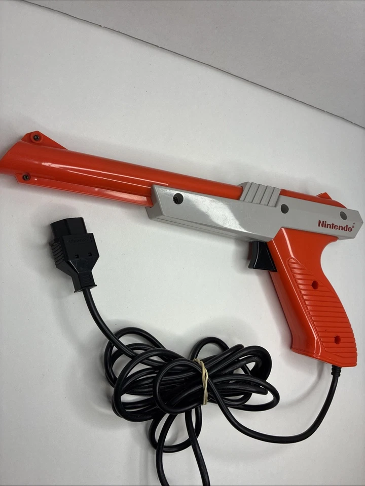 Official NES Nintendo Light Gun Zapper Tested/ Works Orange Ships Same Day! - Image 3 of 4