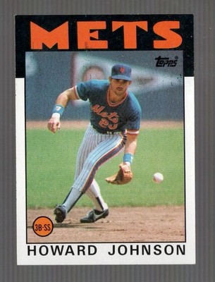 1986 Topps Howard Johnson New York Mets #751 Near Mint or Better