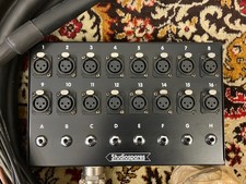 2009 Studiospares 16 XLR/8 Jack Stage Box & Snake Multi-core Loom 12m RRP £249