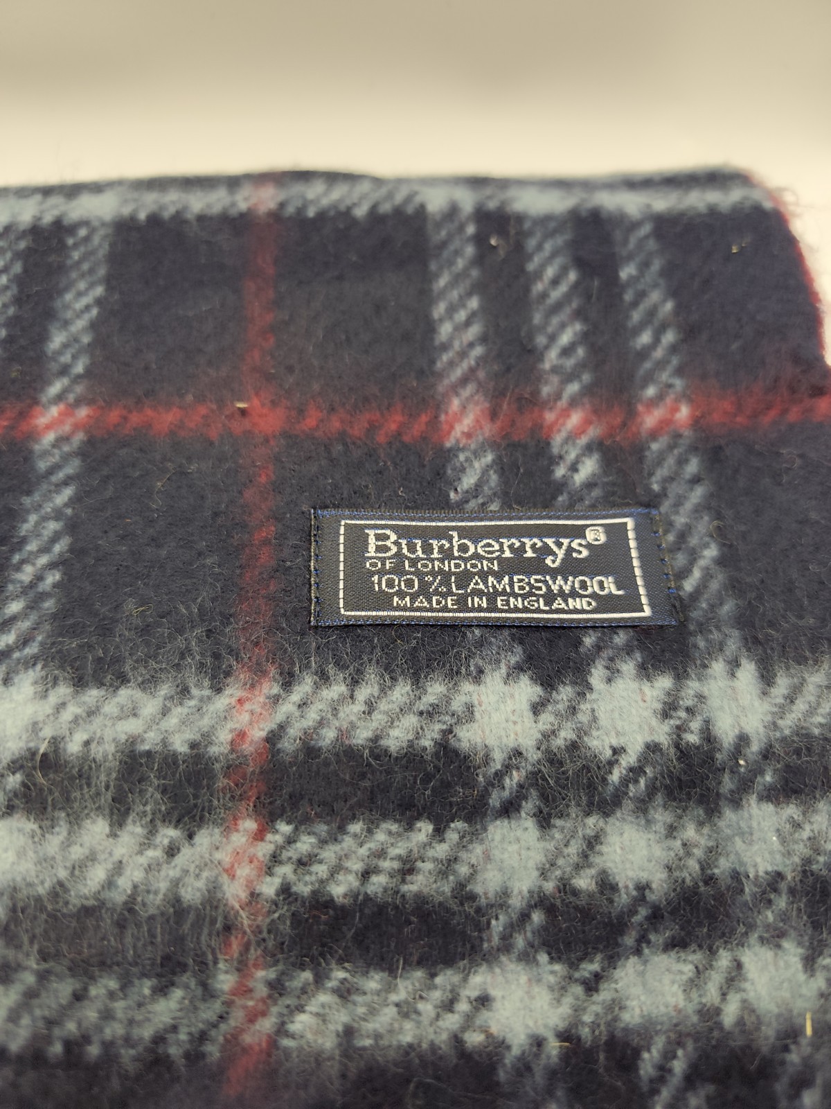 Burberry Y2K Vintage Reversible Scarf Grade C image 2