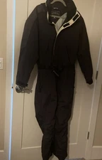 Obermeyer Men's Black 1 Pc. Elevation Ski Suit Snowsuit Snowmobile Size Medium M
