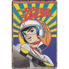 Speed Racer 8 x 12 Novelty Metal Sign Shrink-Wrapped New!