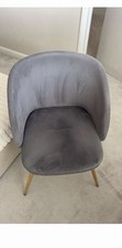Grey fabric chair