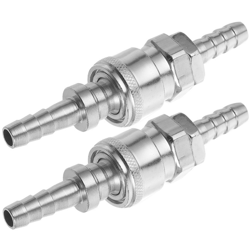 2 PCS Connect Fitting Air Connector Fittings Pneumatic Straight ...