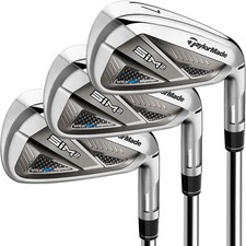Iron Set TaylorMade SIM 2 MAX Mens Right Hand Steel 5-PW AW Golf REGULAR