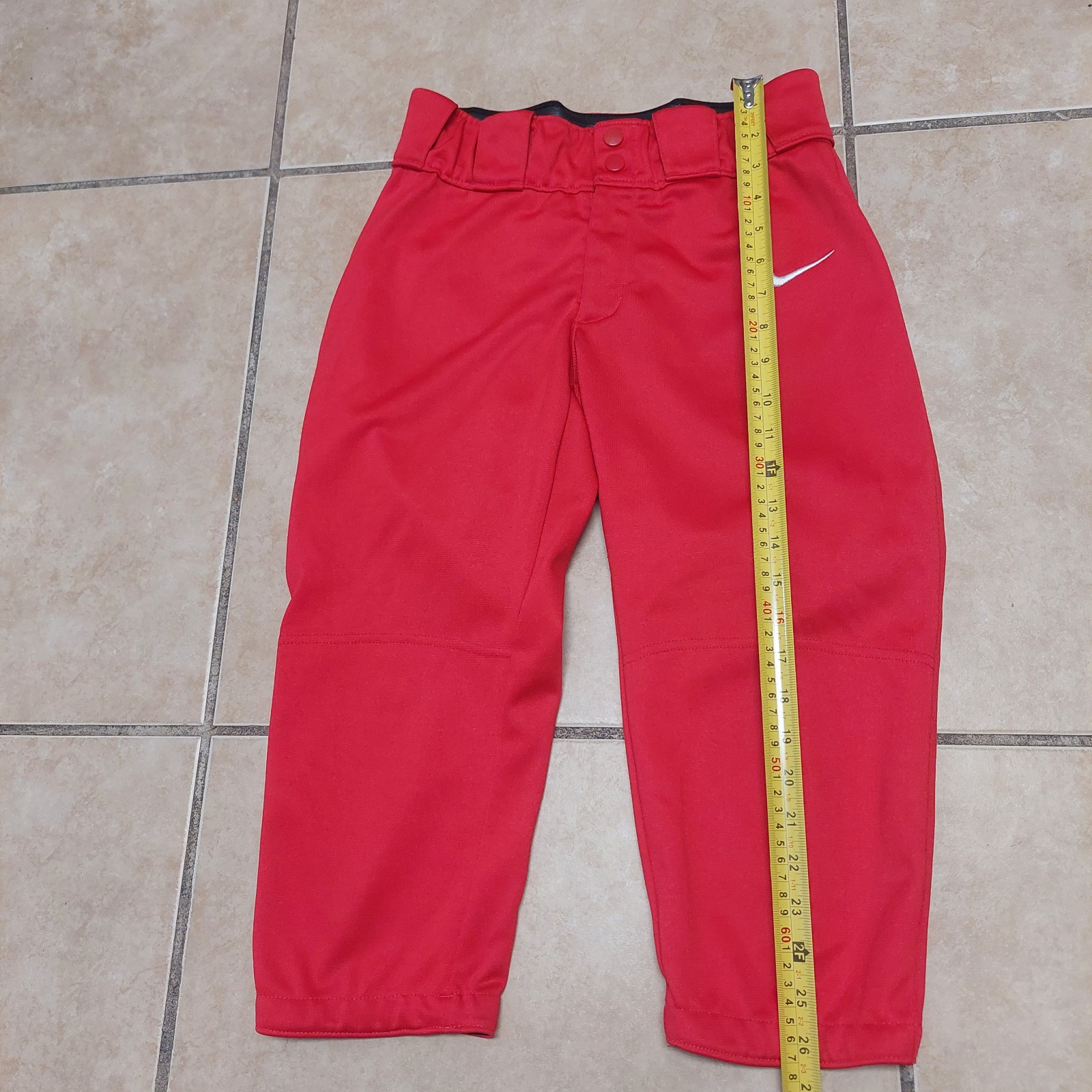 Nike 2 Button Women’s Red Vapor Select Softball Pants Size Small w/ belt loops S
