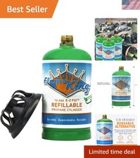 Eco-Friendly 1LB Refillable Propane Cylinder Tank   Safe for Camping  Hiking