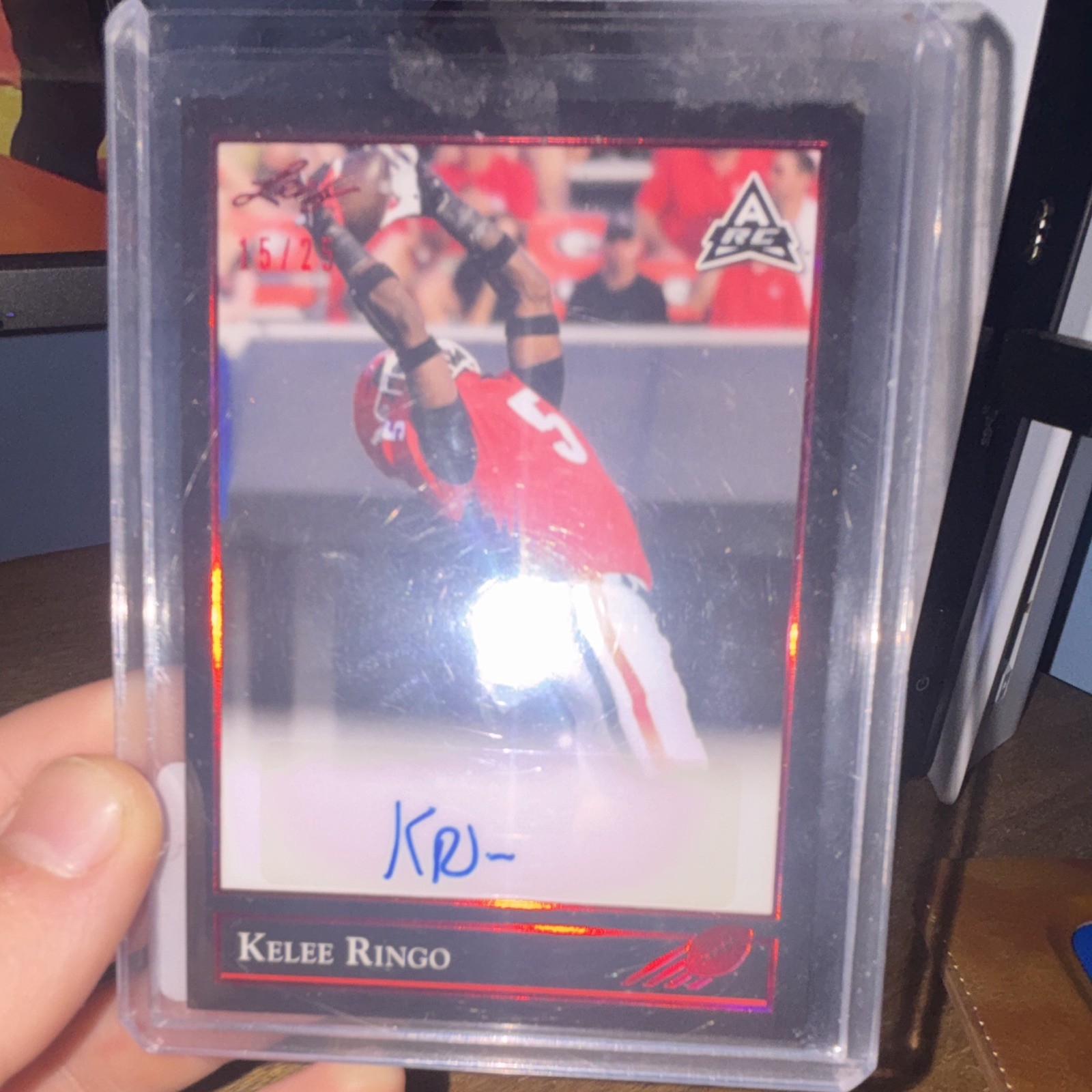 Leaf 2021 Memories Kelee Ringo Georgia Bulldogs BG-KR1 Spectrum Red /25 RC