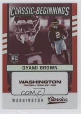 2021 Panini Classics Classic Beginnings Red 20/50 Dyami Brown #CB-DB 0v0