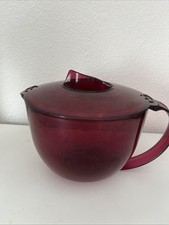 Tupperware Micro Cook Brocca Microonde 1 L Rosso Usato
