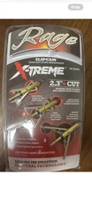 Rage Extreme Broadheads 2.3 Inch Cut