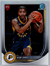 2025-26 Bowman Basketball KAM JONES Rookie #BRR-39 Chrome RED RC VARIATION