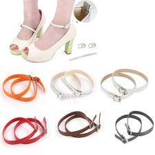 1Pair Detachable Shoe Heels Buckle Belt Removable Ankle Strap Pumps Decors