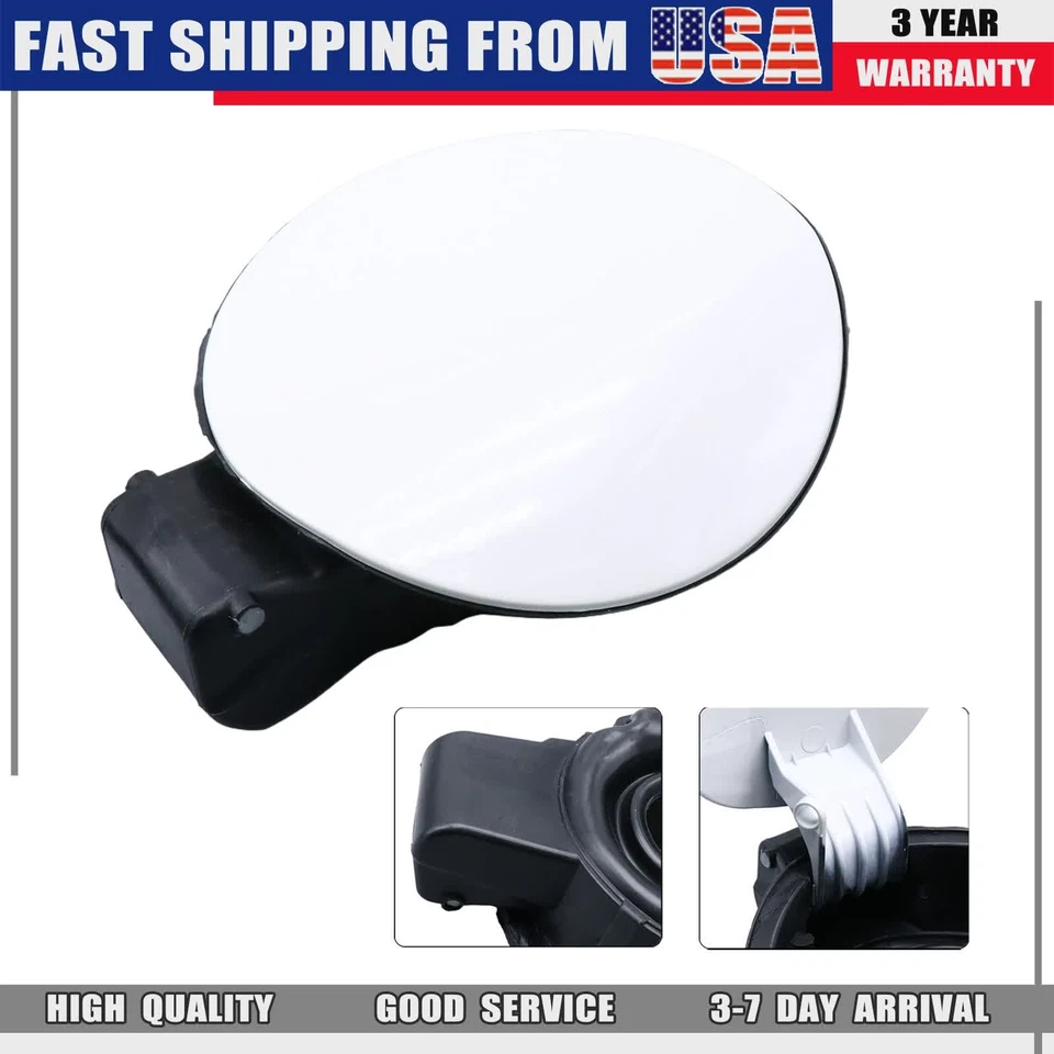 Para VW Tiguan 08-18 5N0809857D NUEVO Blanco Tanque de Combustible Gas Relleno Puerta Tapa Cubierta EE. UU. Foto 4 de 4