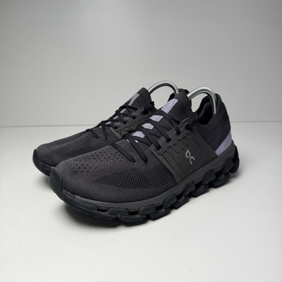 On Running Cloudswift 3 Herren Laufschuhe Turnschuhe Schwarz Lila UK 8,5