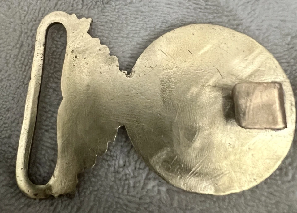 Hebilla de cinturón vintage Navy Academy Sward de latón macizo Foto 2 de 4