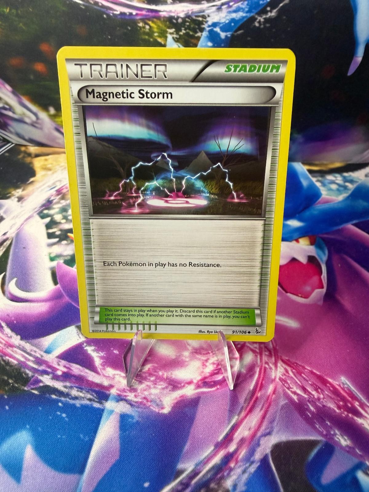 MAGNETIC STORM 91/106 FLASHFIRE Uncommon Pokemon
