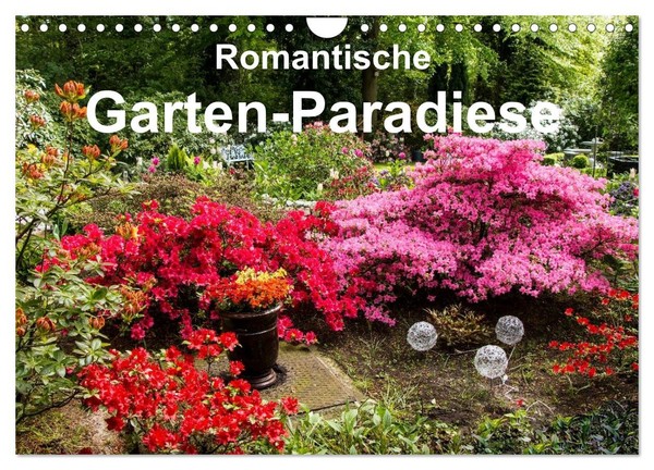 "Calendar 2027 · US Version · Romantic Garden Paradise (Wall Calendar 2027 12\" ×"-image