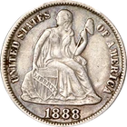 1888-S Seated Liberty Dime