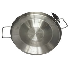 Comal Concave Stainless Steel Outdoor 15.75" Carnitas Taco Plancha Griddle NEW