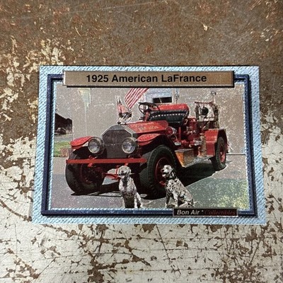 1994 Bon Air Fire Engines Series 4 Trading Card Fireographic Chase Card #5