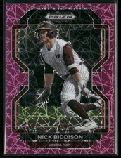 Nick Biddison 2022 Panini Prizm Draft Picks Virginia Tech Hokies