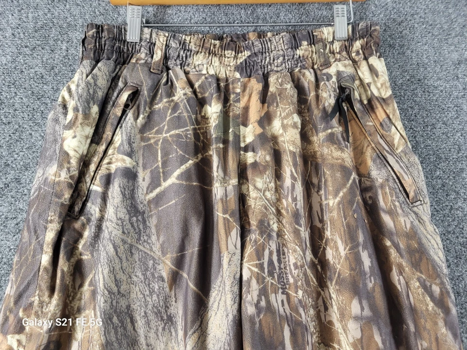 Vtg Cabela's Hunting Pants Mens L Reg/30-32 Waist x 31 Mossy Oak Breakup Polyest - Image 2 of 4