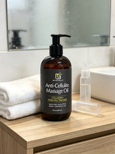 Anti-Cellulite Massage Oil 8oz, M3 Naturals, with Grapeseed  Eucalyptus