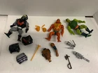 Vintage 1980’s Heman MOTU Action Figures Accessories Saurod Parts and More Lot