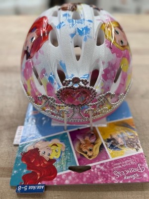 bell 5 8 womens helmets BELL ~ Disney Princess ~ 3D Tiara ~ Multi-Sport ~ Bike Helmet ~ Age: 5-8 ~  NEW