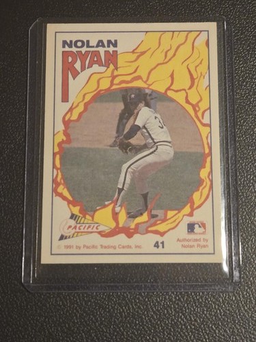 1991 Pacific Nolan Ryan Texas Express I #41 Nolan Ryan - Picture 2 of 2