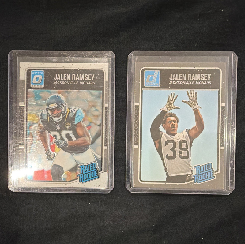 Donruss & Optic 2016 - Jalen Ramsey - Rated Rookie Lot - Jaguars #171 & #371 (2)