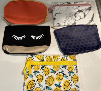 Ipsy Makeup Bags Lot Of 5 Empty Pouches