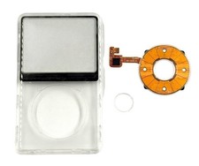 iPod Classic Clear Center Click Wheel Button Faceplate Face Plate 6th 7th Gen