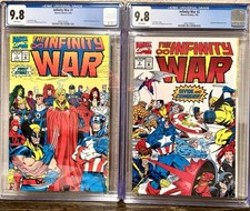 1992 INFINITY WAR #1 AND #2 BOTH GRADED CGC 9.8 SPIDER-MAN DOPPLEGANGER 1st APP
