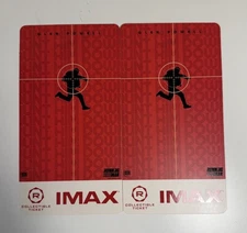The Running Man - REGAL IMAX Collectible TICKET CARD Limited Edition PROMO - New