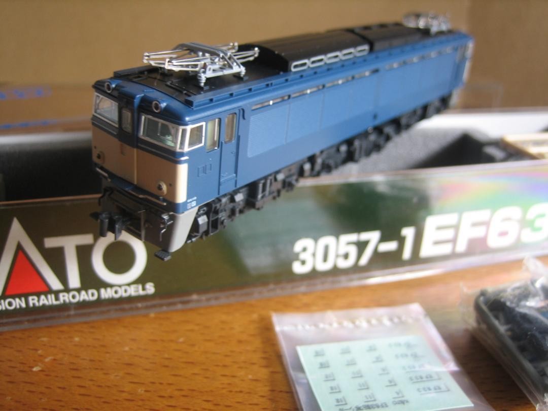 KATO EF63 Electric Locomotive Primary Type Unused Parts Usui Pass