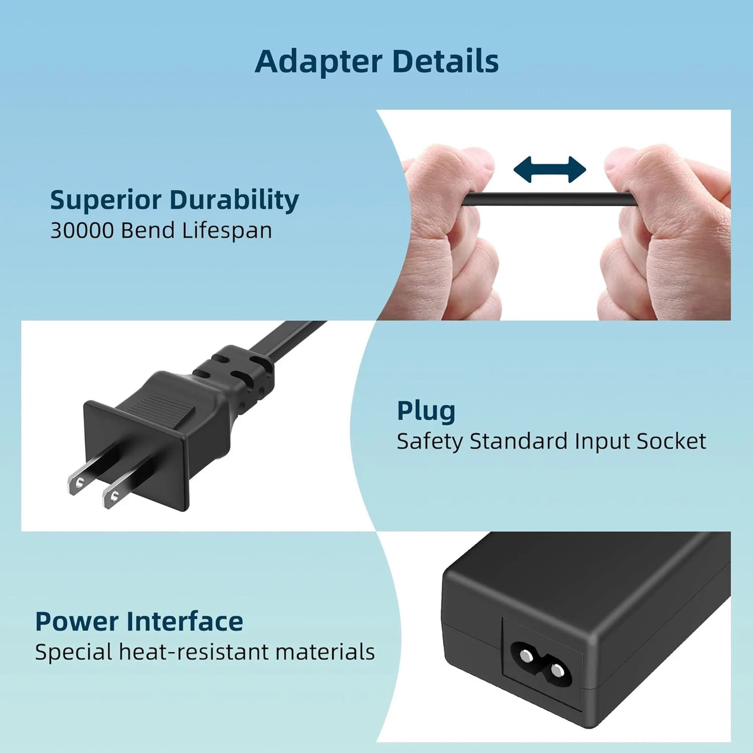 UL AC Adapter For XPRIT T8 T88SE CBD Model HY-A16 Hoverboard Scooter Power