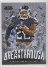 2020 Score Breakthrough Gold Zone 39/50 Derrick Henry #B-DH 7i2