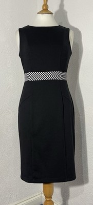 Principles by Ben de Lisi Size 10 Dress Black Zip Party Evening Work 1622