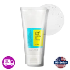 COSRX Low Ph Good Morning Gel Face Cleanser, 5.07 Fl Oz, BHA Face Wash, Daily Mi