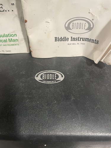 BIDDLE INSTRUMENTS 210159 HAND CRANK INSULATION TESTER 600V MEGGER MADE IN USA - Picture 10 of 12