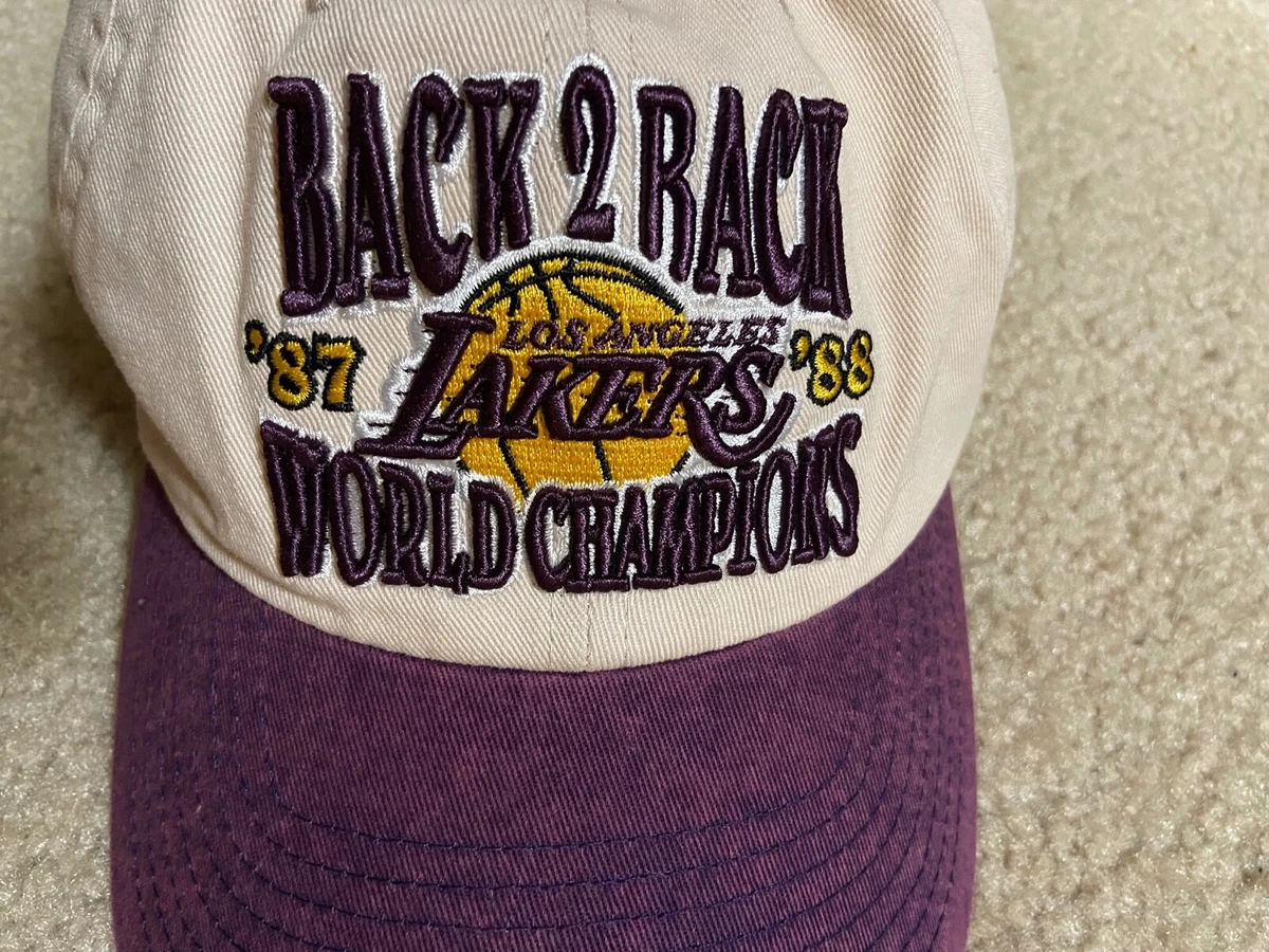 L. A. Lakers MItchell & Ness 87-88 Back To Back Champions Adj