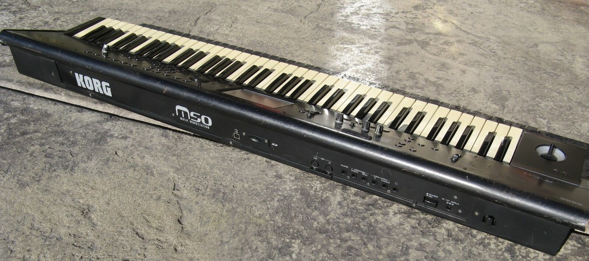 Rare Korg 73-key M50 Music Workstation Keyboard Needs Work | eBay